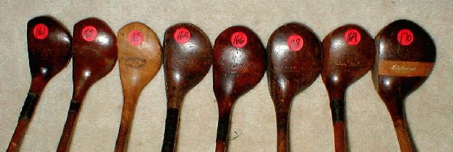 Gifts for the Golfer! Golf Gifts. Wooden Shaft Golf Clubs and Collectibles, Antique Golf Balls and golf collectables. 