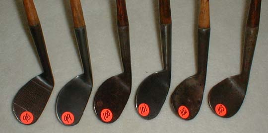 Gifts for the Golfer! Golf Gifts. Wooden Shaft Golf Clubs and Collectibles, Antique Golf Balls and golf collectables.  Hickory Golf Clubs - Great artifacts for interior decorating! Rare coins on ebay.  Gofl clubs.