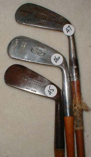 Gifts for the Golfer! Golf Gifts. Wooden Shaft Golf Clubs and Collectibles, Antique Golf Balls and golf collectables. Hickory Golf Clubs - Great artifacts for interior decorating! Rare coins on ebay. Gofl clubs.