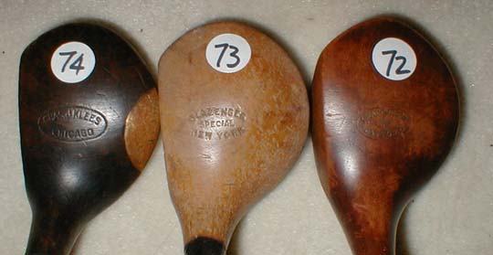 Gifts for the Golfer! Golf Gifts. Wooden Shaft Golf Clubs and Collectibles, Antique Golf Balls and golf collectables. Hickory Golf Clubs - Great artifacts for interior decorating! Rare coins on ebay. Gofl clubs.